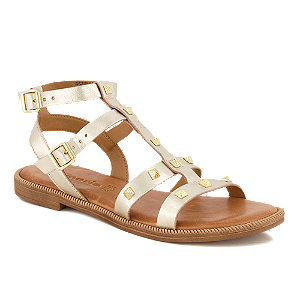 Tamaris Damen Hohe Sandalette Gold von Tamaris