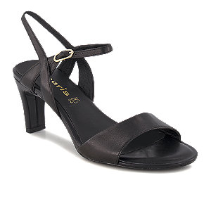 Tamaris Damen Hohe Sandalette Schwarz von Tamaris