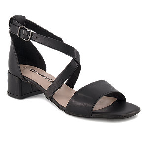 Tamaris Damen Hohe Sandalette Schwarz von Tamaris