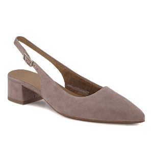 Tamaris Damen Sling Pumps Taupe von Tamaris