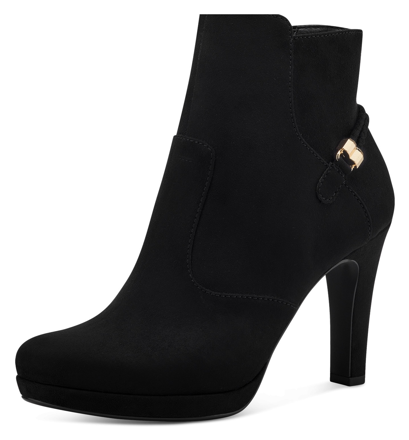 Tamaris High-Heel-Stiefelette, mit Schmuckelement an der Ferse Tamaris High-Heel-Stiefelette, mit Schmuckelement an der Ferse von Tamaris