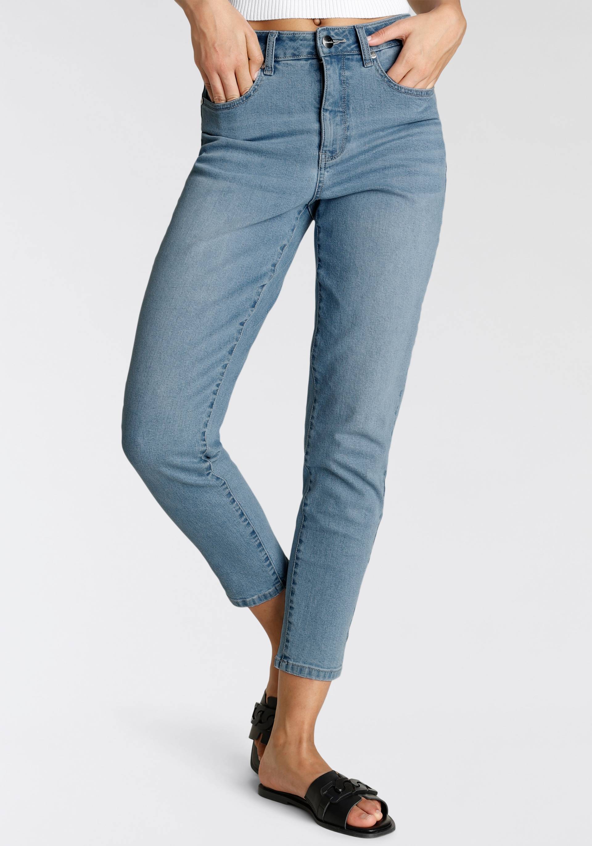 Tamaris Mom-Jeans, mit hohem Bund von Tamaris