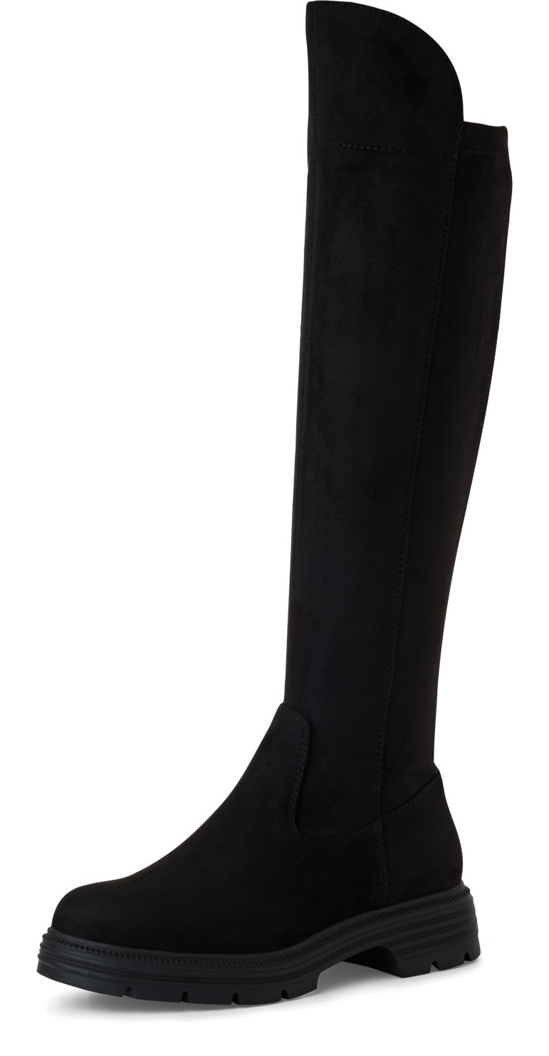 Tamaris Overkneestiefel, Blockabsatz, Langschaftstiefel, Overkneestiefel, vegane Verarbeitung Tamaris Overkneestiefel, Blockabsatz, Langschaftstiefel, Overkneestiefel, vegane Verarbeitung von Tamaris