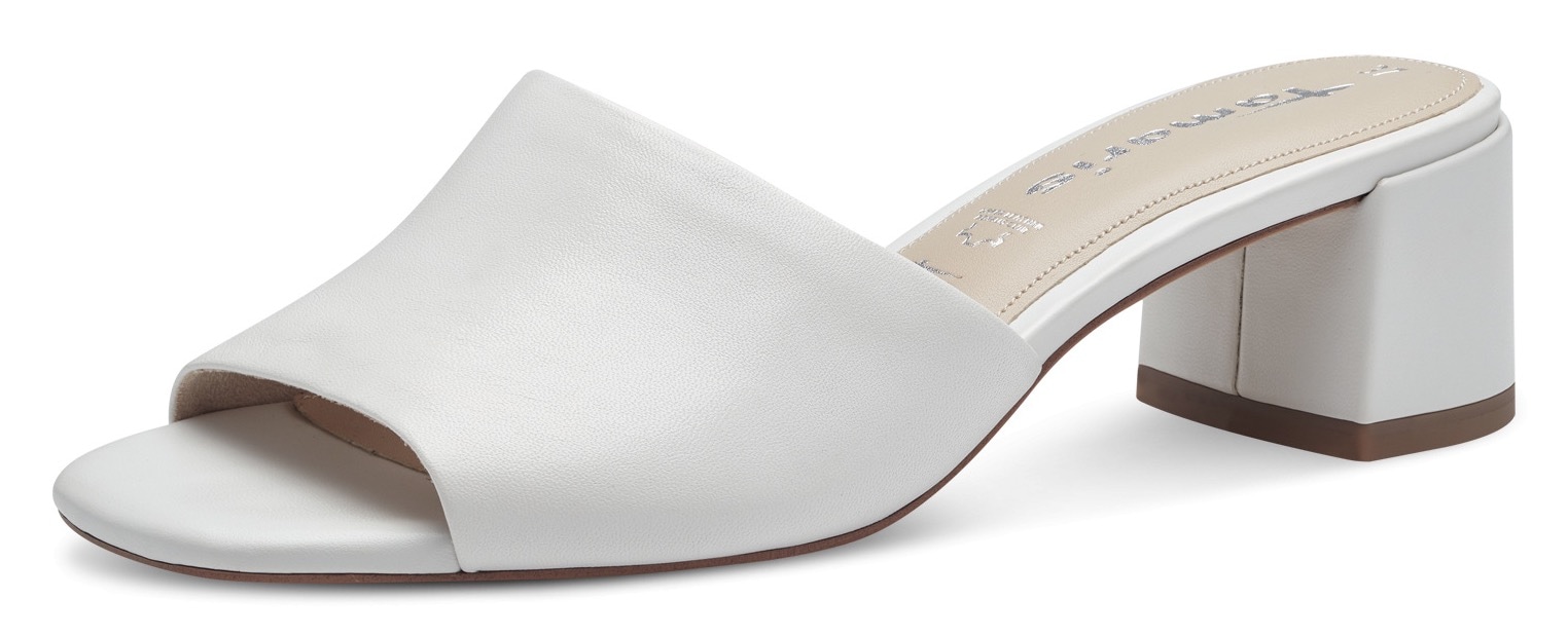 Tamaris Pantolette, Blockabsatz, Sommerschuh, Schlappen im schlichten Design Tamaris Pantolette, Blockabsatz, Sommerschuh, Schlappen im schlichten Design von Tamaris