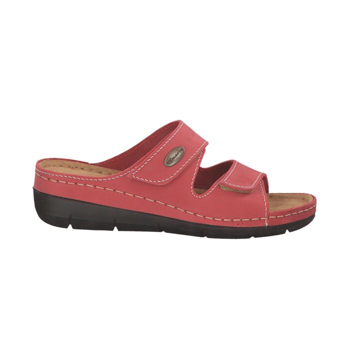 Tamaris Pantolette aus weichem Leder rot, 36 von Tamaris