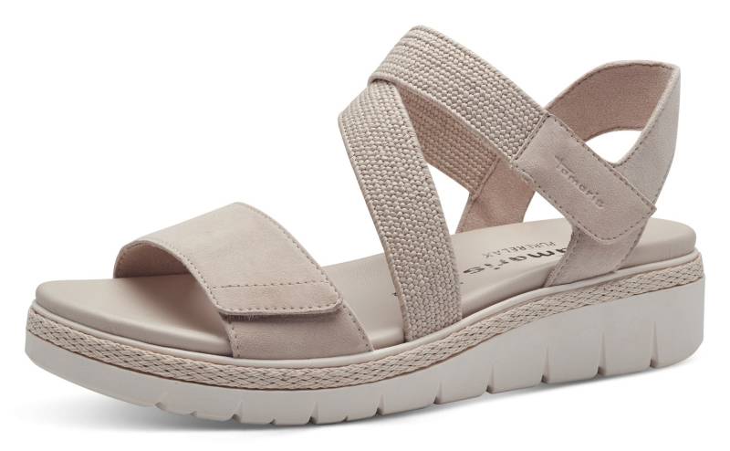 Tamaris Sandale, Sommerschuh, Sandalette, Plateauabsatz, mit Klettverschluss von Tamaris