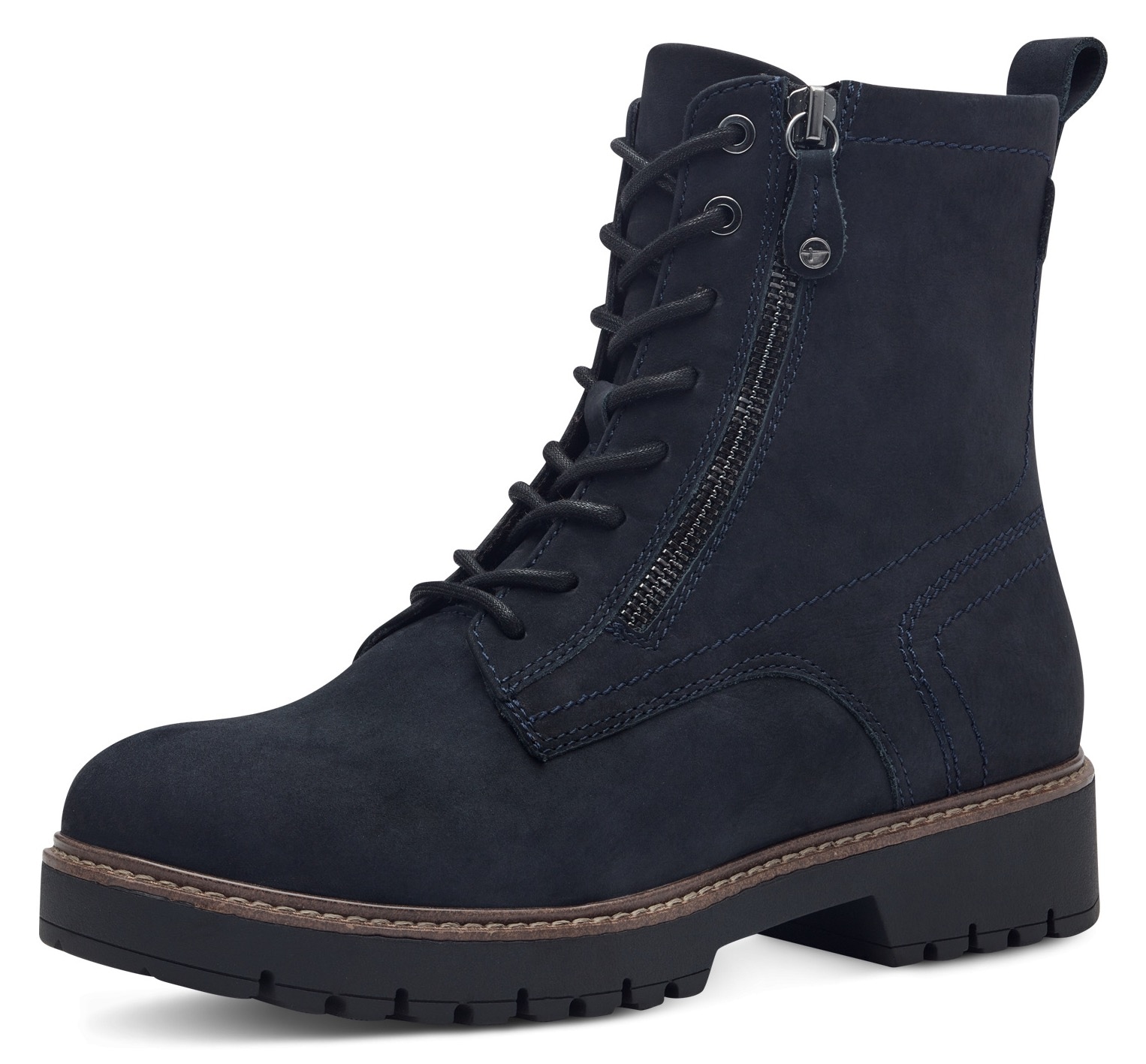 Tamaris Schnürboots, Blockabsatz, Schnürstiefelette mit Zierreissverschluss aussen Tamaris Schnürboots, Blockabsatz, Schnürstiefelette mit Zierreissverschluss aussen von Tamaris