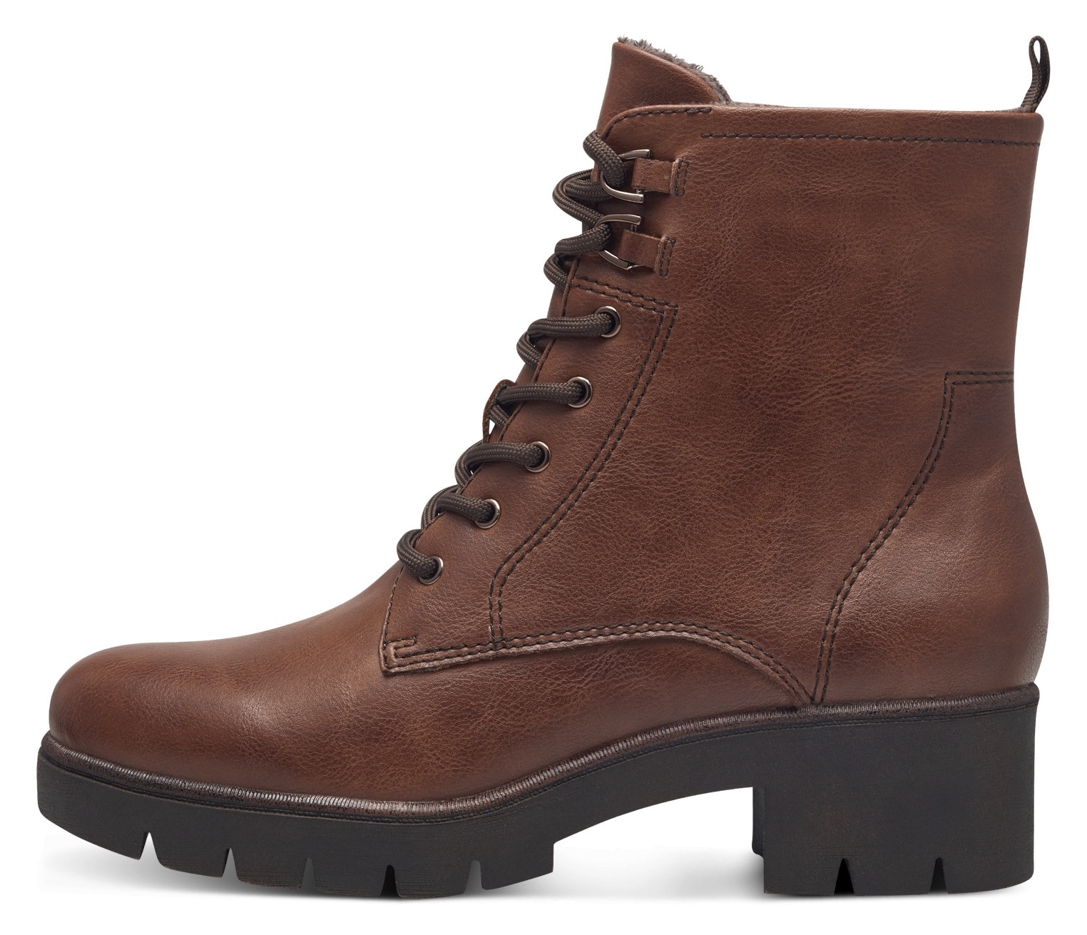 Tamaris Schnürstiefelette, Blockabsatz, Schnürboots mit Ösen und Ziernähten Tamaris Schnürstiefelette, Blockabsatz, Schnürboots mit Ösen und Ziernähten von Tamaris