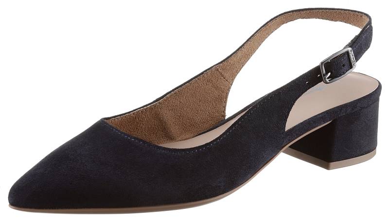 Tamaris Slingpumps, Blockabsatz, Abendschuh, Sommerschuh mit verstellbarem Riemchen von Tamaris