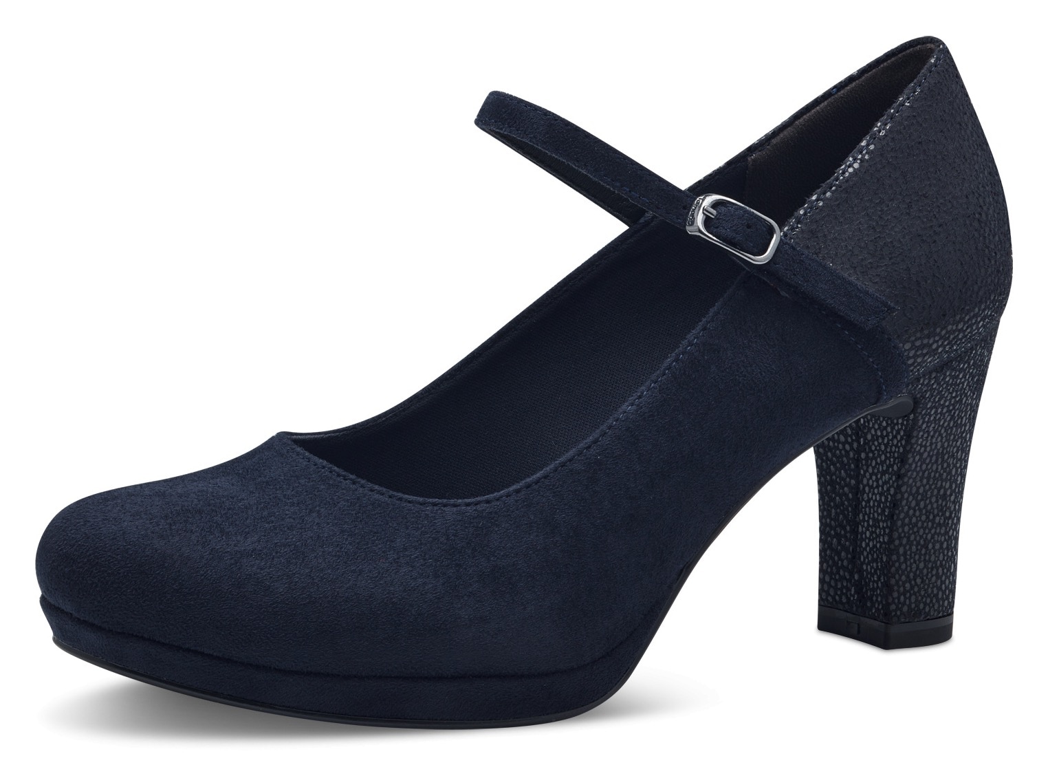 Tamaris Spangenpumps, mit Metallic-Applikation an der Ferse und Absatz Tamaris Spangenpumps, mit Metallic-Applikation an der Ferse und Absatz von Tamaris
