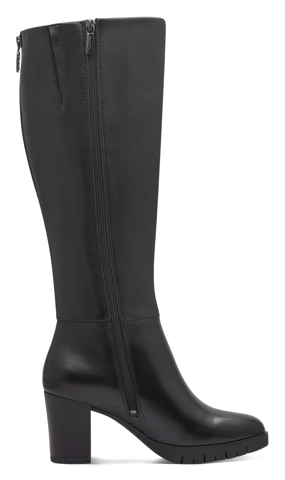 Tamaris Stiefel, Blockabsatz, Langschaftstiefel mit Ziernähten Tamaris Stiefel, Blockabsatz, Langschaftstiefel mit Ziernähten von Tamaris
