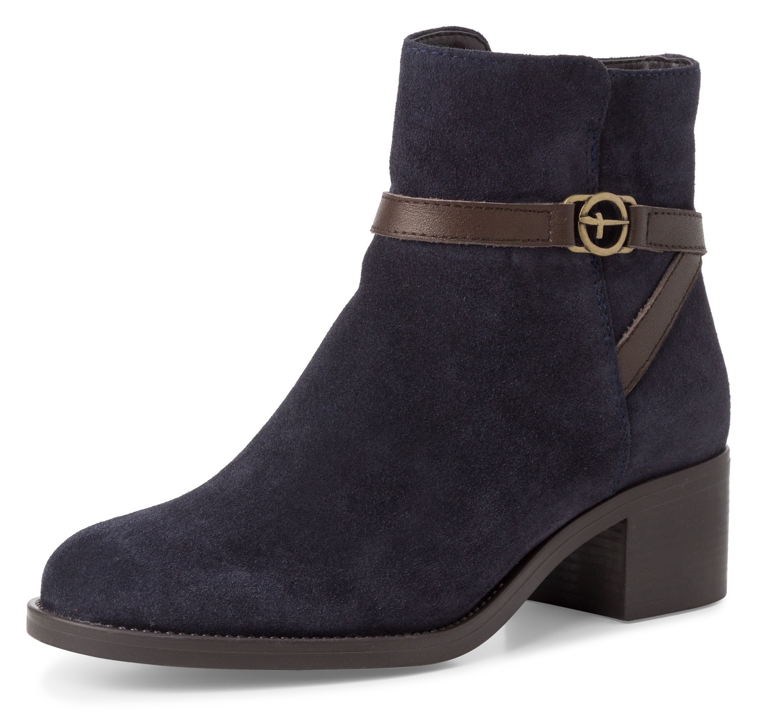 Tamaris Stiefelette, Blockabsatz, Businessschuh, Ankleboots mit T-Schmuckelement Tamaris Stiefelette, Blockabsatz, Businessschuh, Ankleboots mit T-Schmuckelement von Tamaris