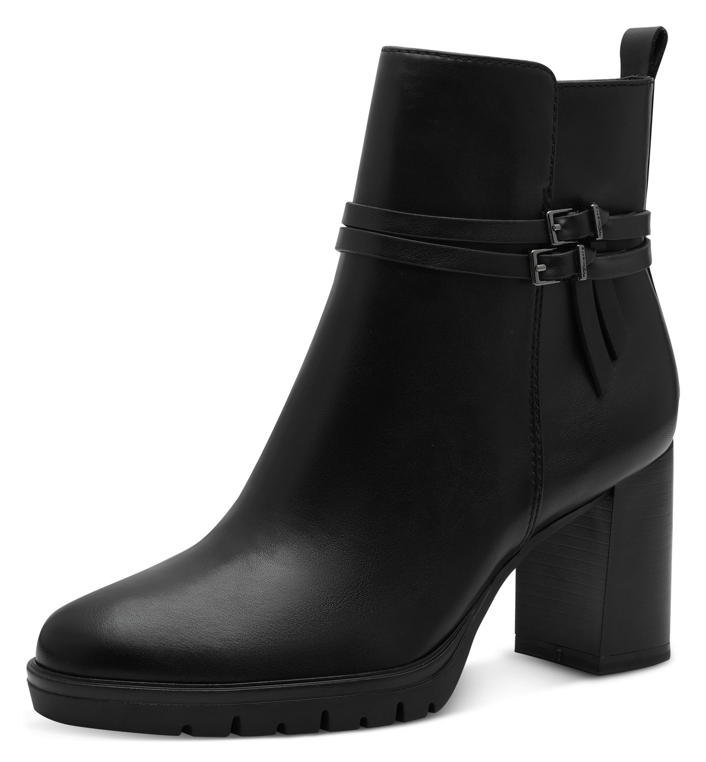 Tamaris Stiefelette, Blockabsatz, Businessschuh, Ankleboots mit Zierriemchen Tamaris Stiefelette, Blockabsatz, Businessschuh, Ankleboots mit Zierriemchen von Tamaris