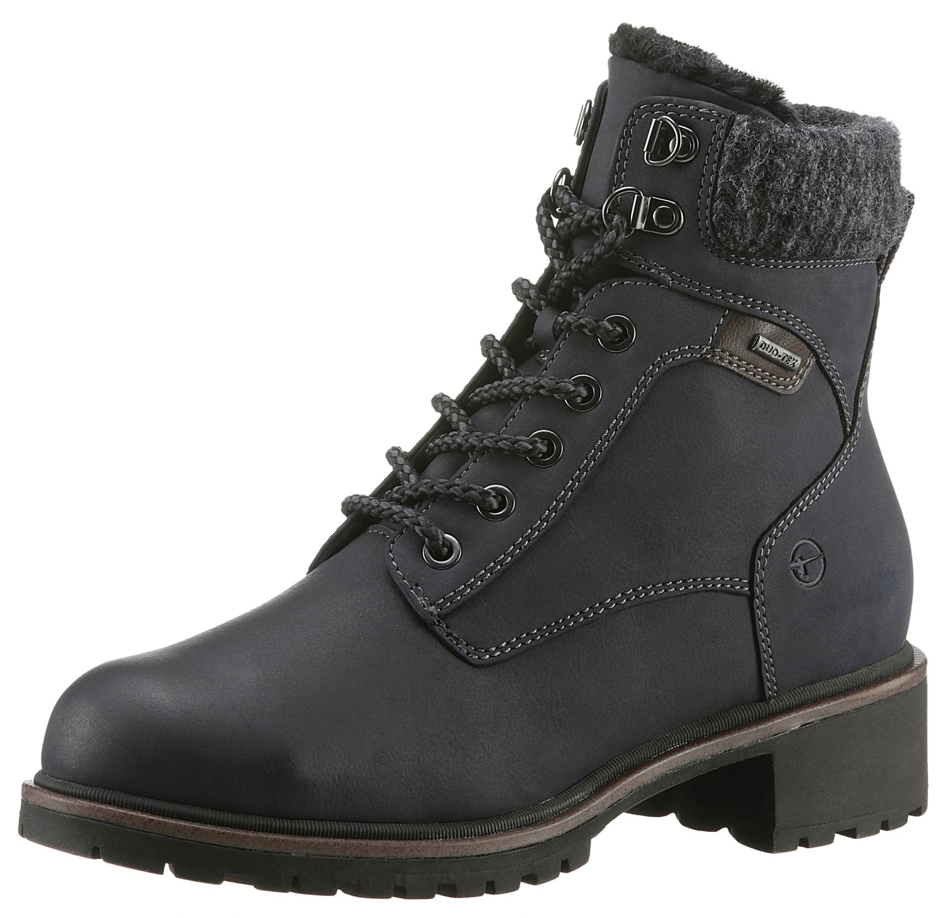 Tamaris Winterboots, Blockabsatz, Schnürboots, Winterstiefelette mit Duo Tex-Ausstattung Tamaris Winterboots, Blockabsatz, Schnürboots, Winterstiefelette mit Duo Tex-Ausstattung von Tamaris