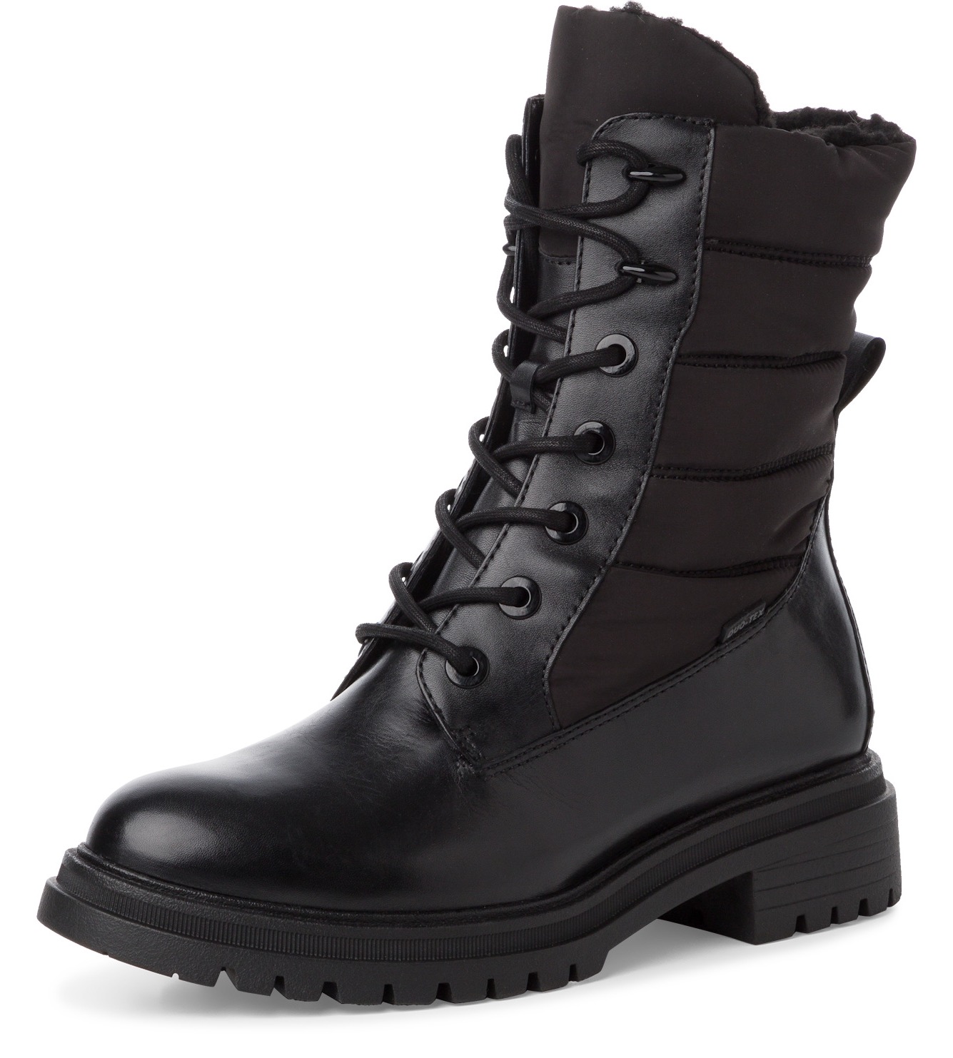 Tamaris Winterboots, Blockabstz, Winterstiefelette, Outdoorschuh im Materialmix Tamaris Winterboots, Blockabstz, Winterstiefelette, Outdoorschuh im Materialmix von Tamaris