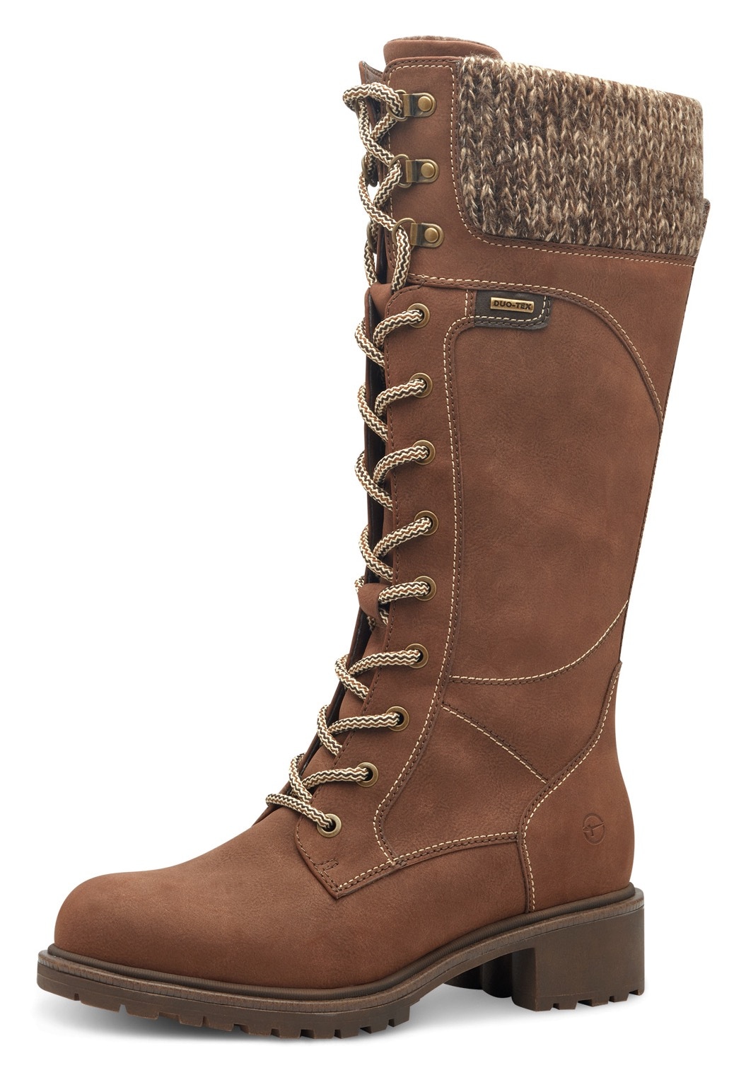 Tamaris Winterstiefel, Blockabsatz, Schnürstiefel, Langschaftstiefel, vegane Verarbeitung Tamaris Winterstiefel, Blockabsatz, Schnürstiefel, Langschaftstiefel, vegane Verarbeitung von Tamaris