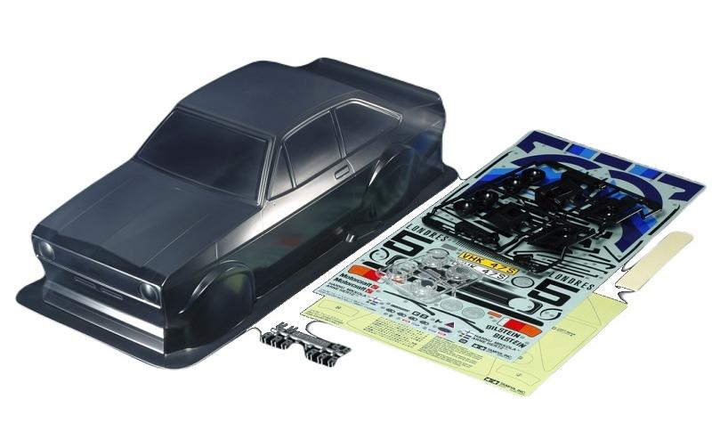 Tamiya Modellauto »Ford Escort MkII«, 1:10, Unlackiert von Tamiya