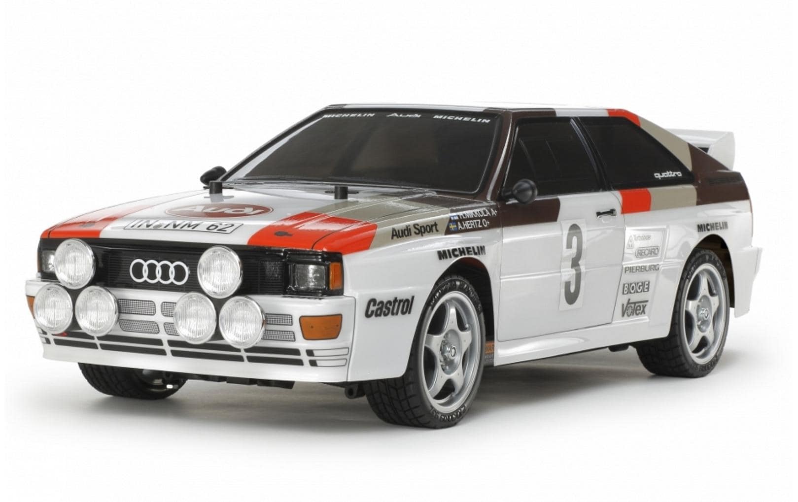 Tamiya RC-Auto »Audi Quattro A2 TT-02 Bausatz« von Tamiya