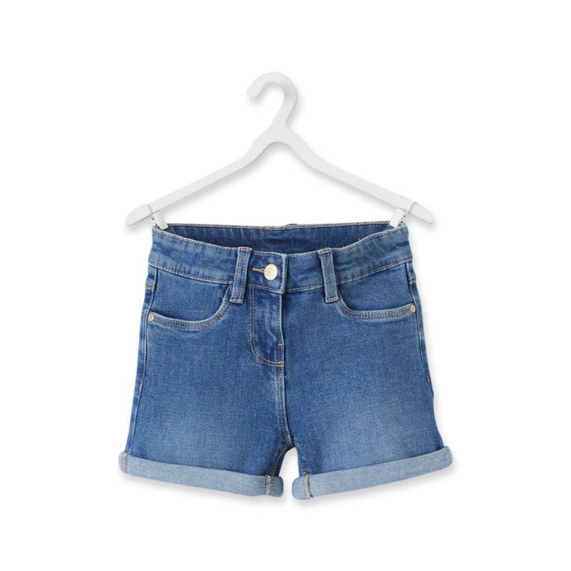 Bermuda Shorts Mädchen Blau Denim 9 Jahre von TAO KIDS