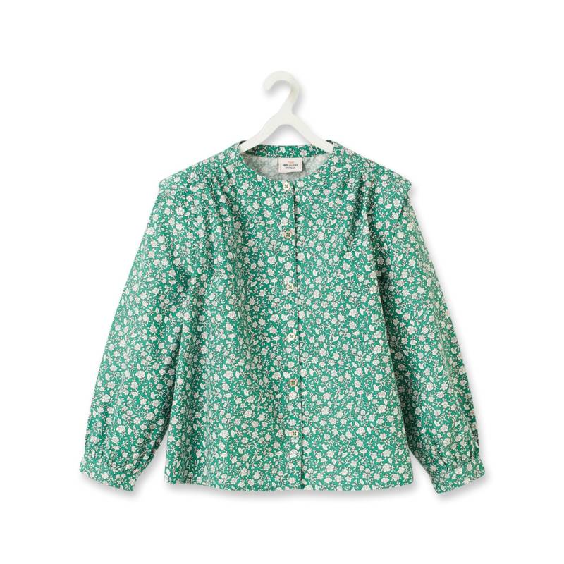 Bluse, Langarm Mädchen Grün 10A von TAO KIDS