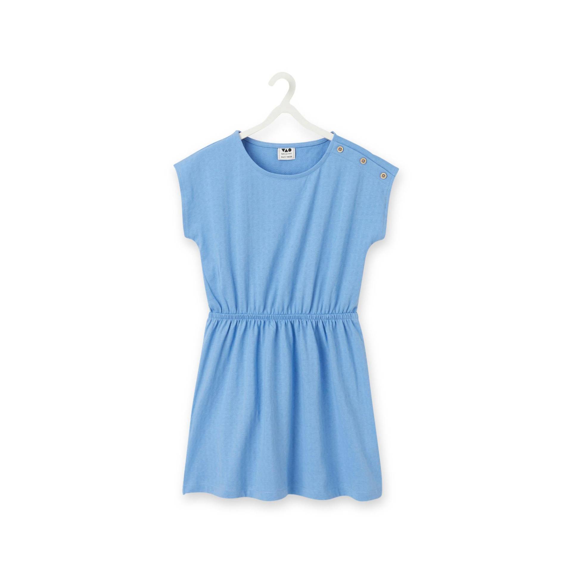 Freizeitkleid, Kurzarm Mädchen Blau 10A von TAO KIDS