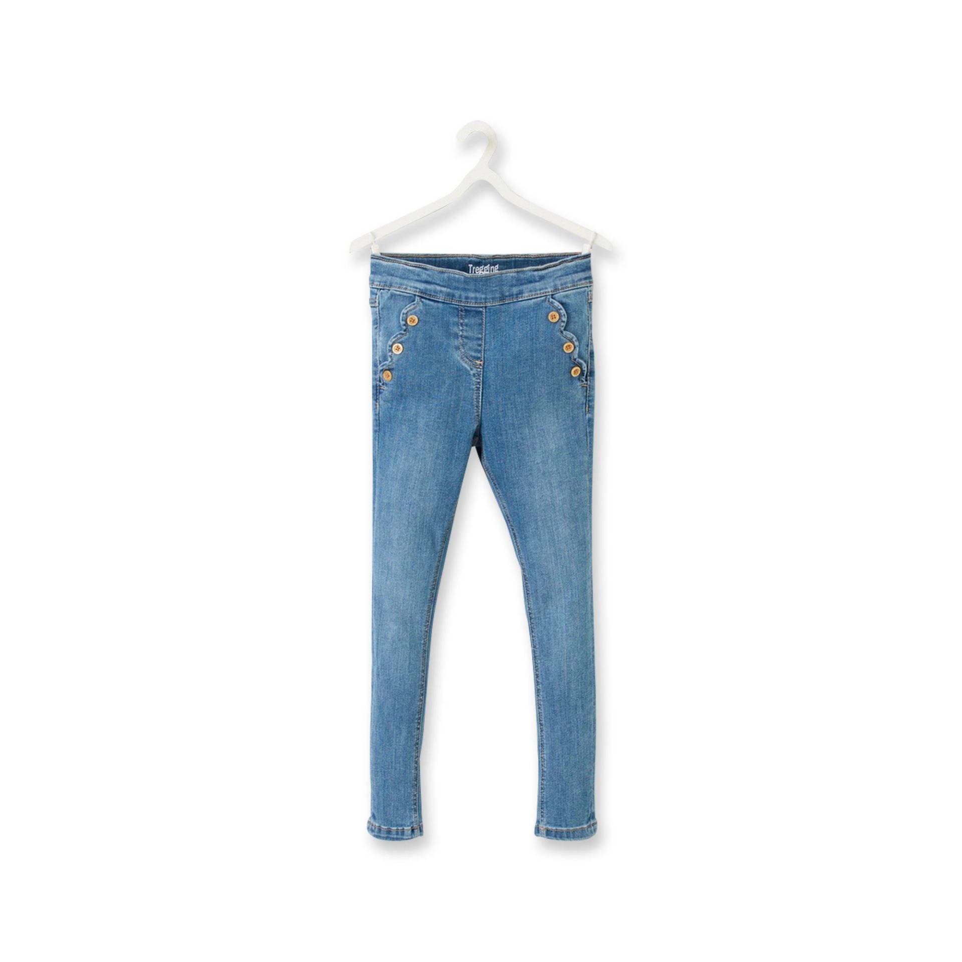 Hose Mädchen Blau Denim 10A von TAO KIDS