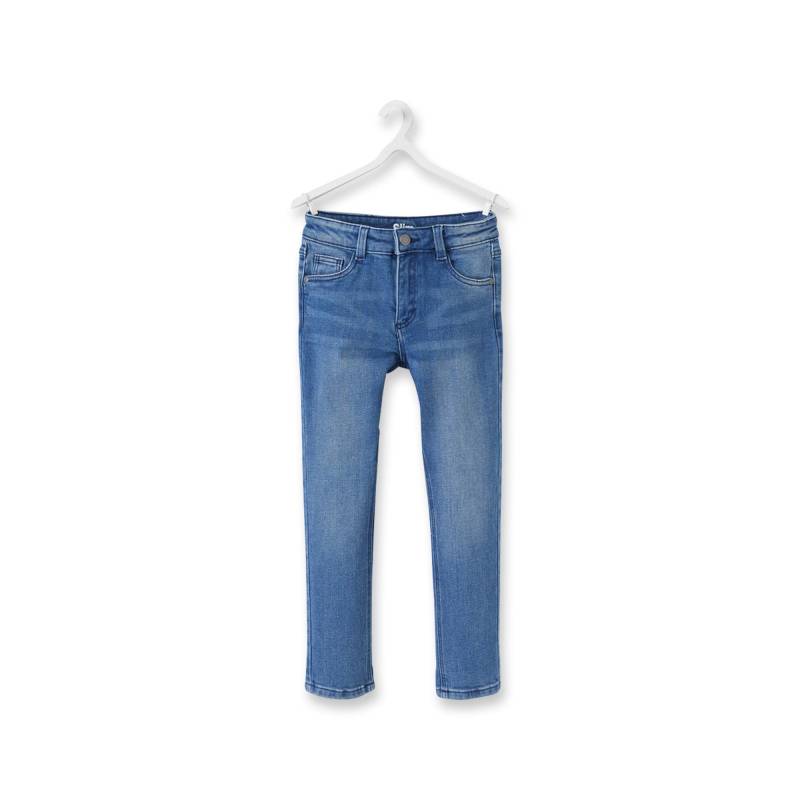 Lange Hose, Slim Fit Jungen Blau Denim Dunkel 4A von TAO KIDS