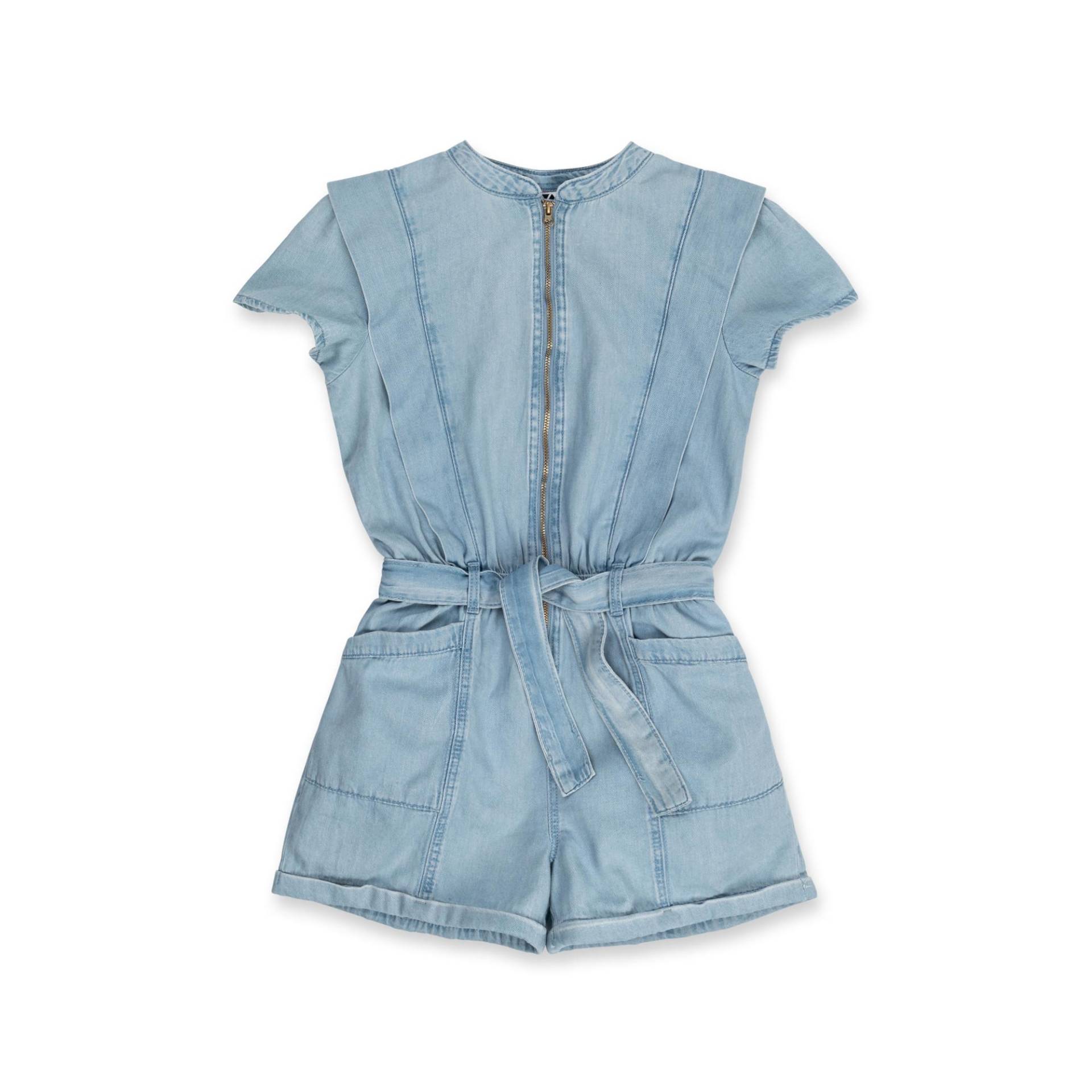 Overall Mädchen Blau Denim 14A von TAO KIDS