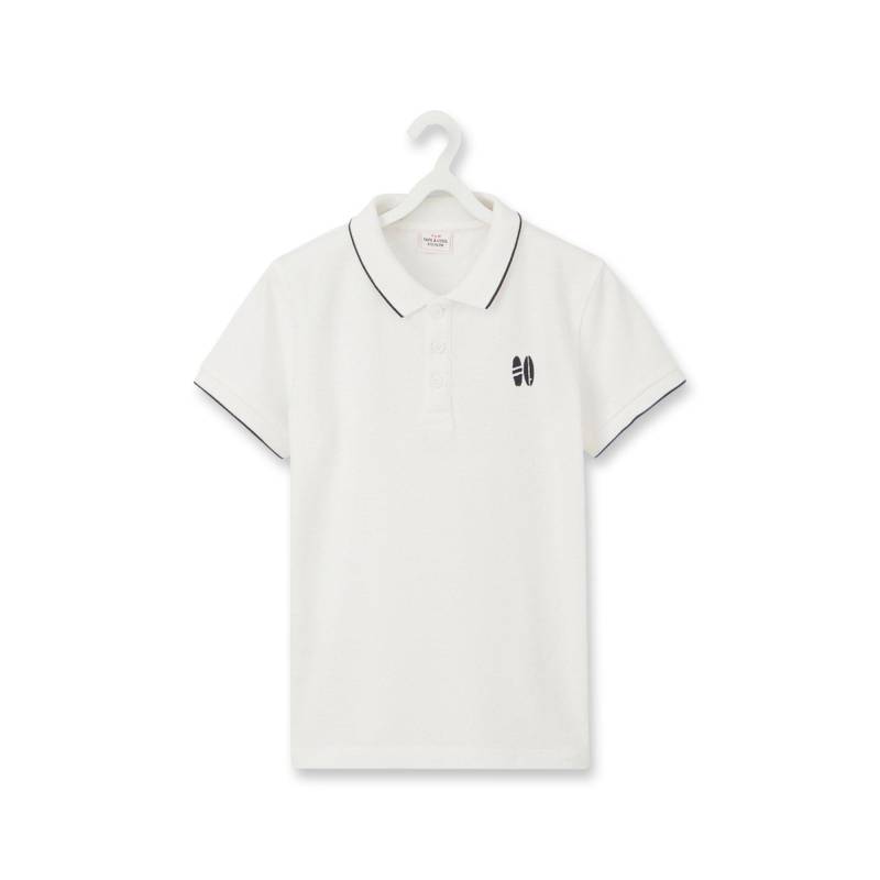 Poloshirt, Kurzarm Jungen Weiss 4A von TAO KIDS