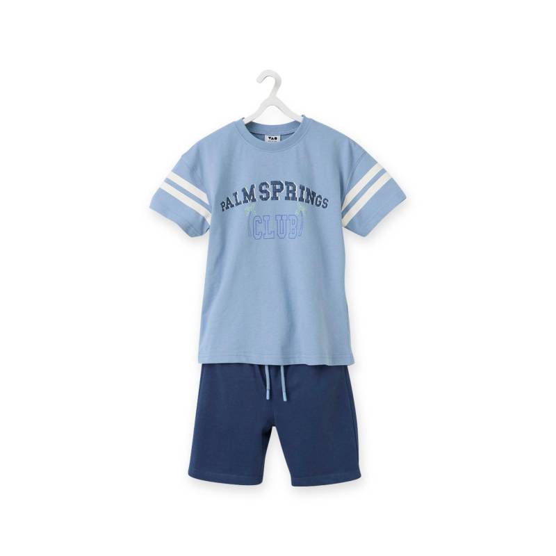 Pyjamashorts Jungen Blau 10A von TAO KIDS