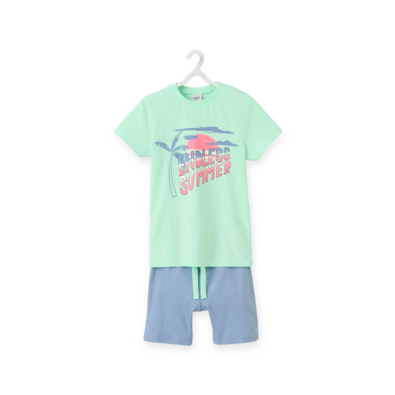 Pyjamashorts Jungen Blau 10A von TAO KIDS