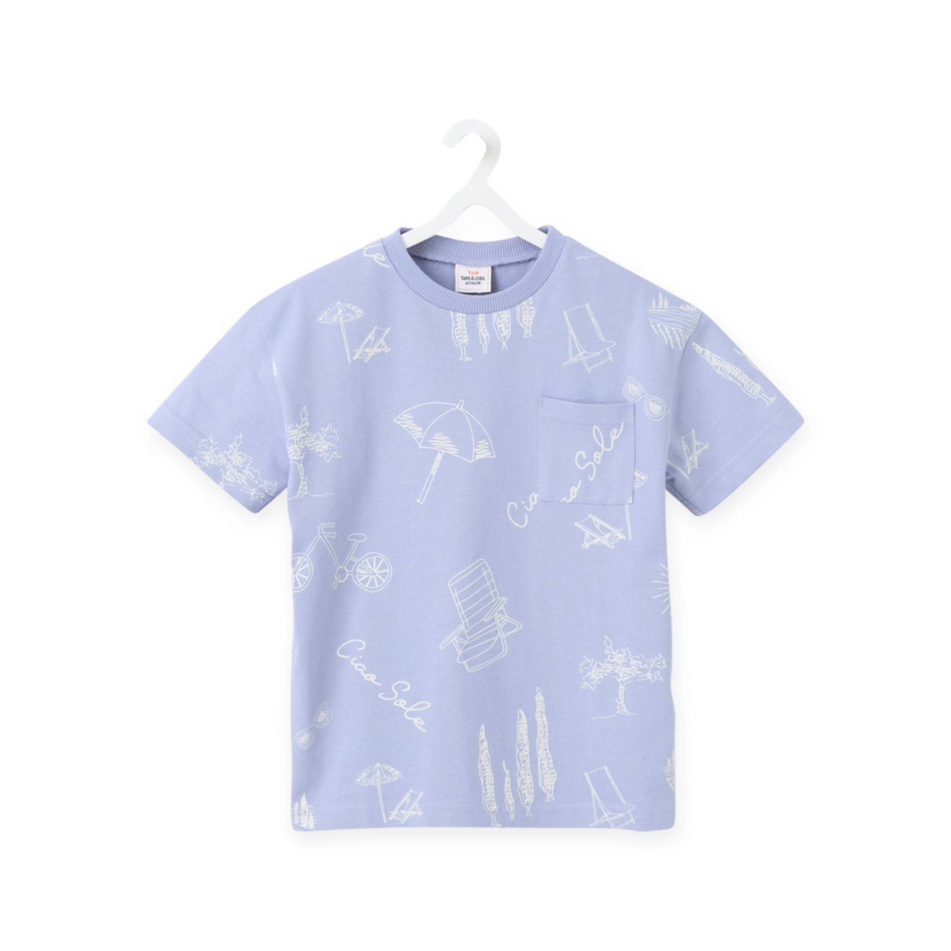 T-shirt, Rundhals, Kurzarm Jungen Blau 12A von TAO KIDS