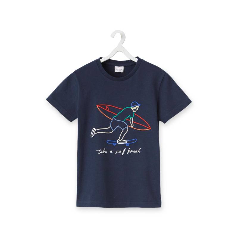 T-shirt, Rundhals, Kurzarm Jungen Marine 12A von TAO KIDS