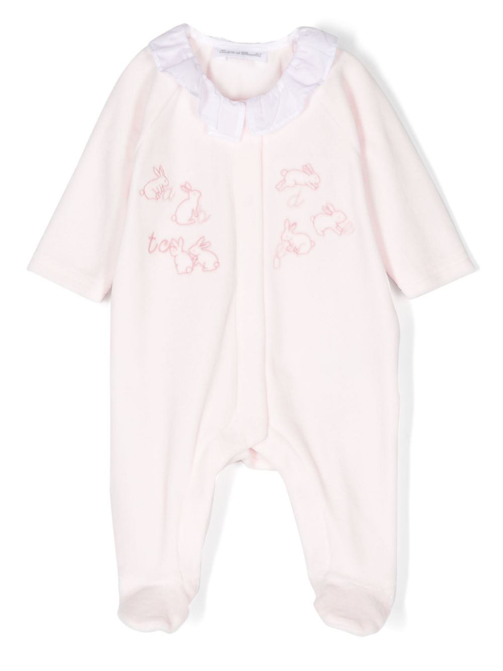 Tartine Et Chocolat bunnies-embroidered pyjamas - Pink von Tartine Et Chocolat