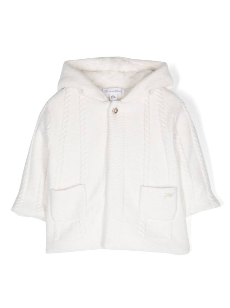 Tartine Et Chocolat cable-knit jacket - White von Tartine Et Chocolat