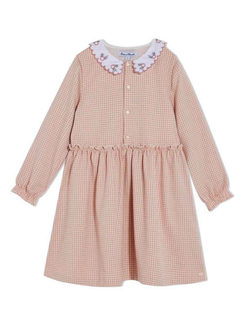 Tartine Et Chocolat check-print cotton dresses - Pink von Tartine Et Chocolat