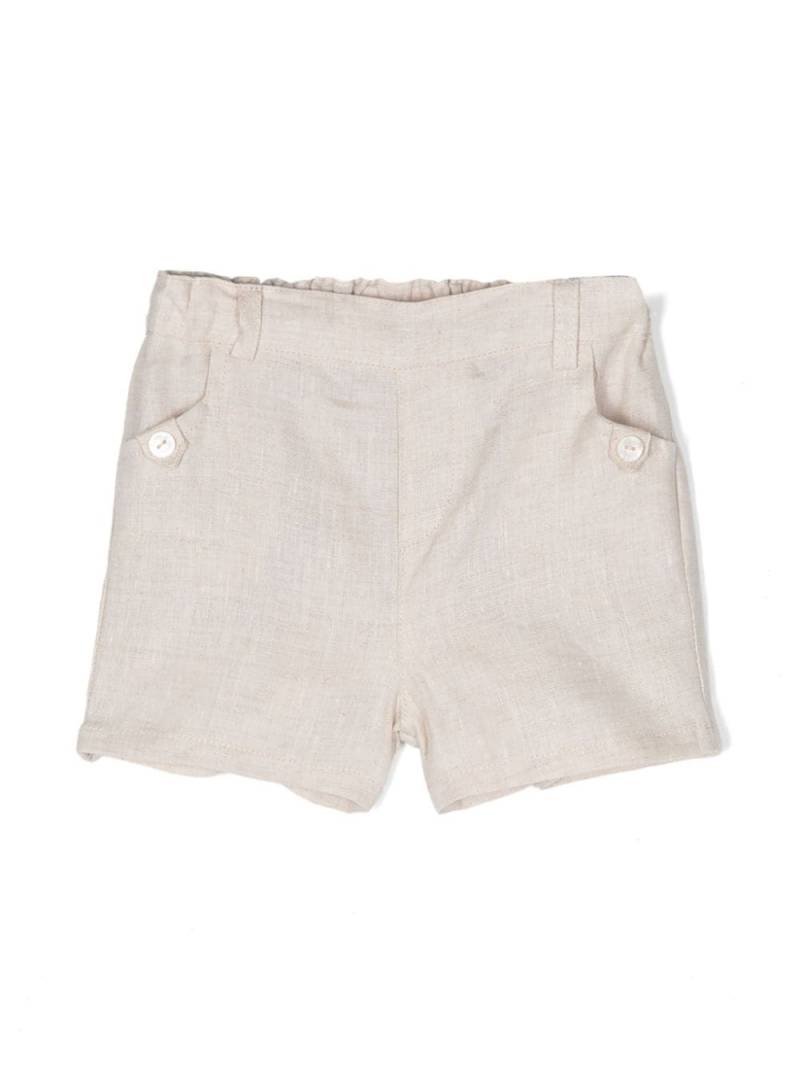 Tartine Et Chocolat elasticated-waistband linen shorts - Neutrals von Tartine Et Chocolat