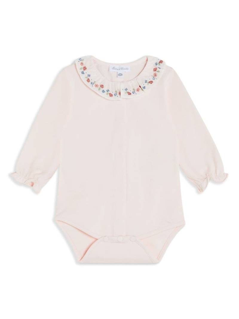 Tartine Et Chocolat floral-embroidered body - Pink von Tartine Et Chocolat