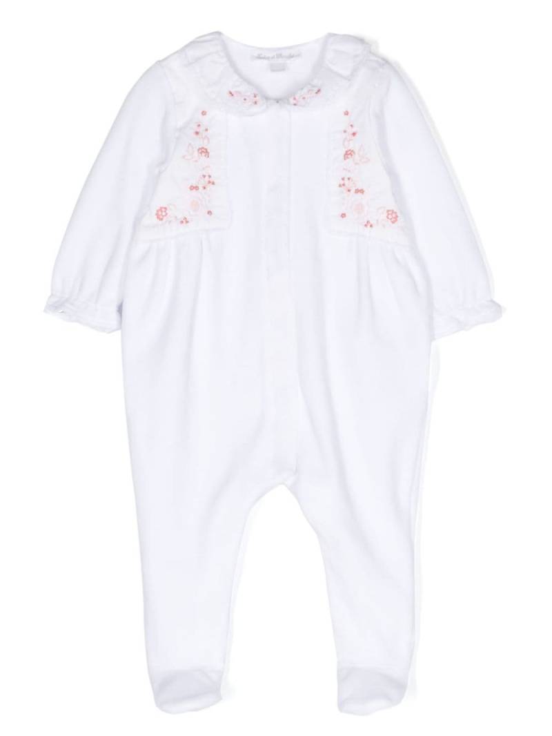 Tartine Et Chocolat floral-embroidered long-sleeve pajamas - White von Tartine Et Chocolat