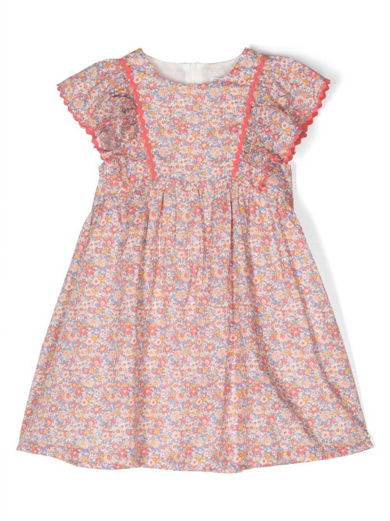 Tartine Et Chocolat floral-print cotton dress - Blue von Tartine Et Chocolat