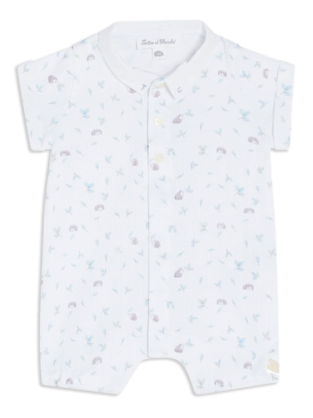 Tartine Et Chocolat floral-print cotton romper - White von Tartine Et Chocolat