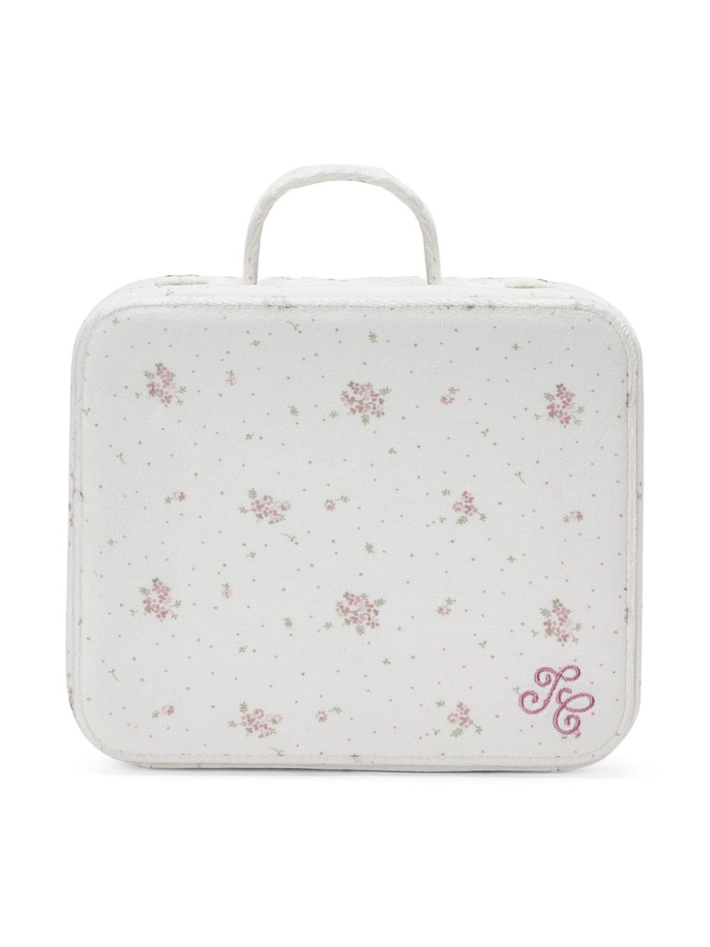 Tartine Et Chocolat floral velvet changing bags - White von Tartine Et Chocolat