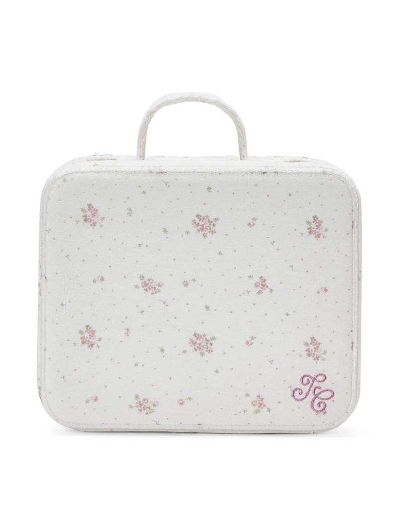 Tartine Et Chocolat floral velvet changing bags - White von Tartine Et Chocolat