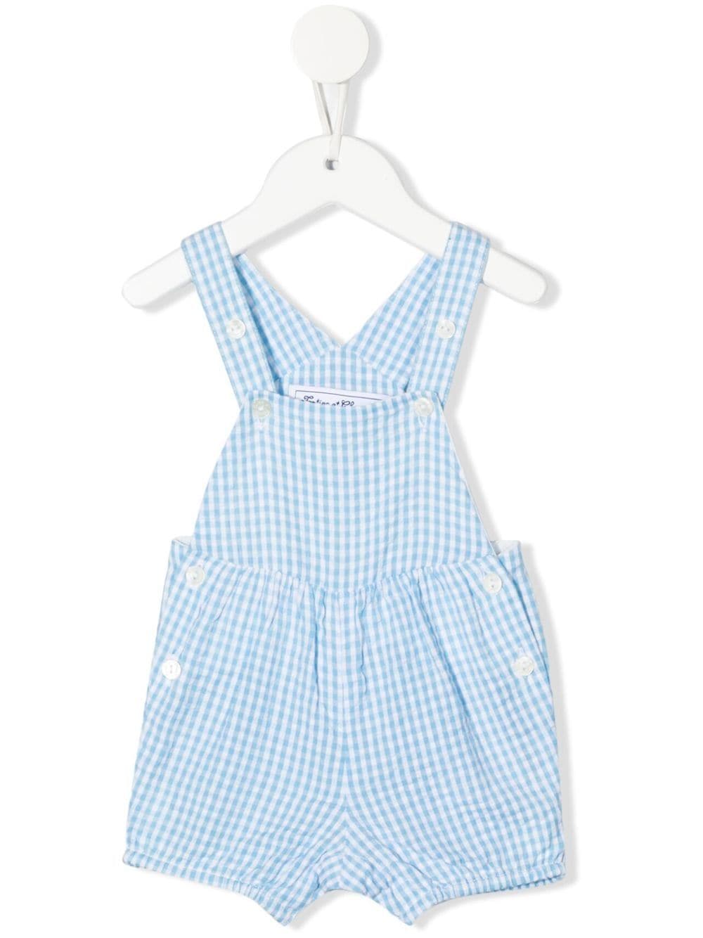 Tartine Et Chocolat gingham-print romper - White von Tartine Et Chocolat