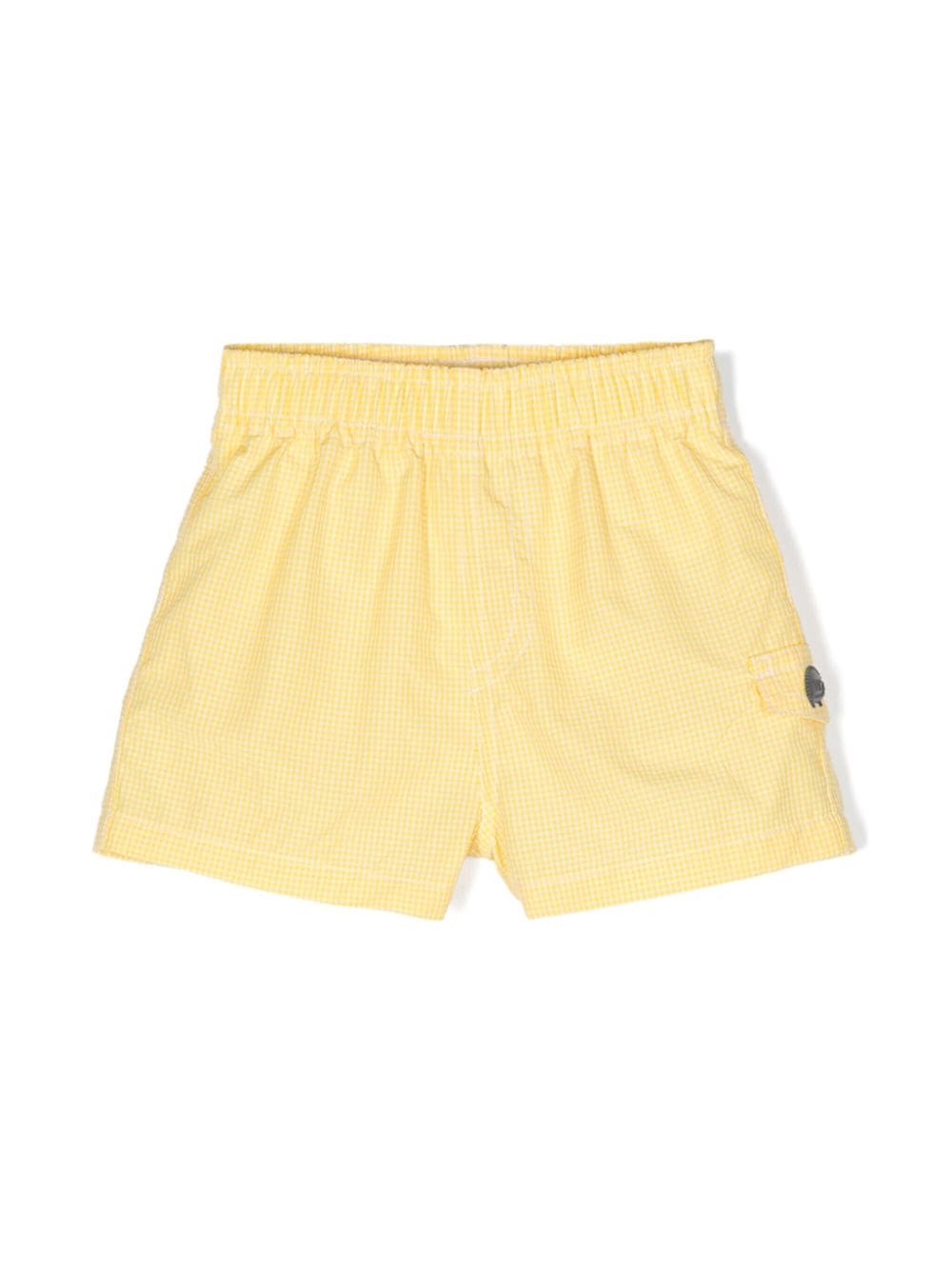 Tartine Et Chocolat gingham swim shorts - Yellow von Tartine Et Chocolat