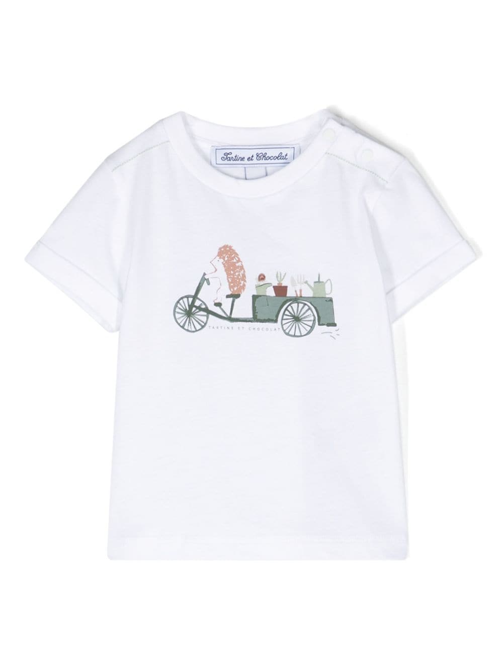 Tartine Et Chocolat graphic-print cotton T-shirt - White von Tartine Et Chocolat