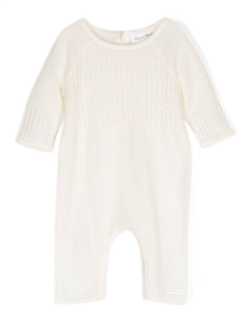 Tartine Et Chocolat knitted romper - White von Tartine Et Chocolat