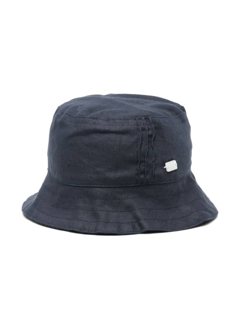 Tartine Et Chocolat linen bucket hat - Blue von Tartine Et Chocolat