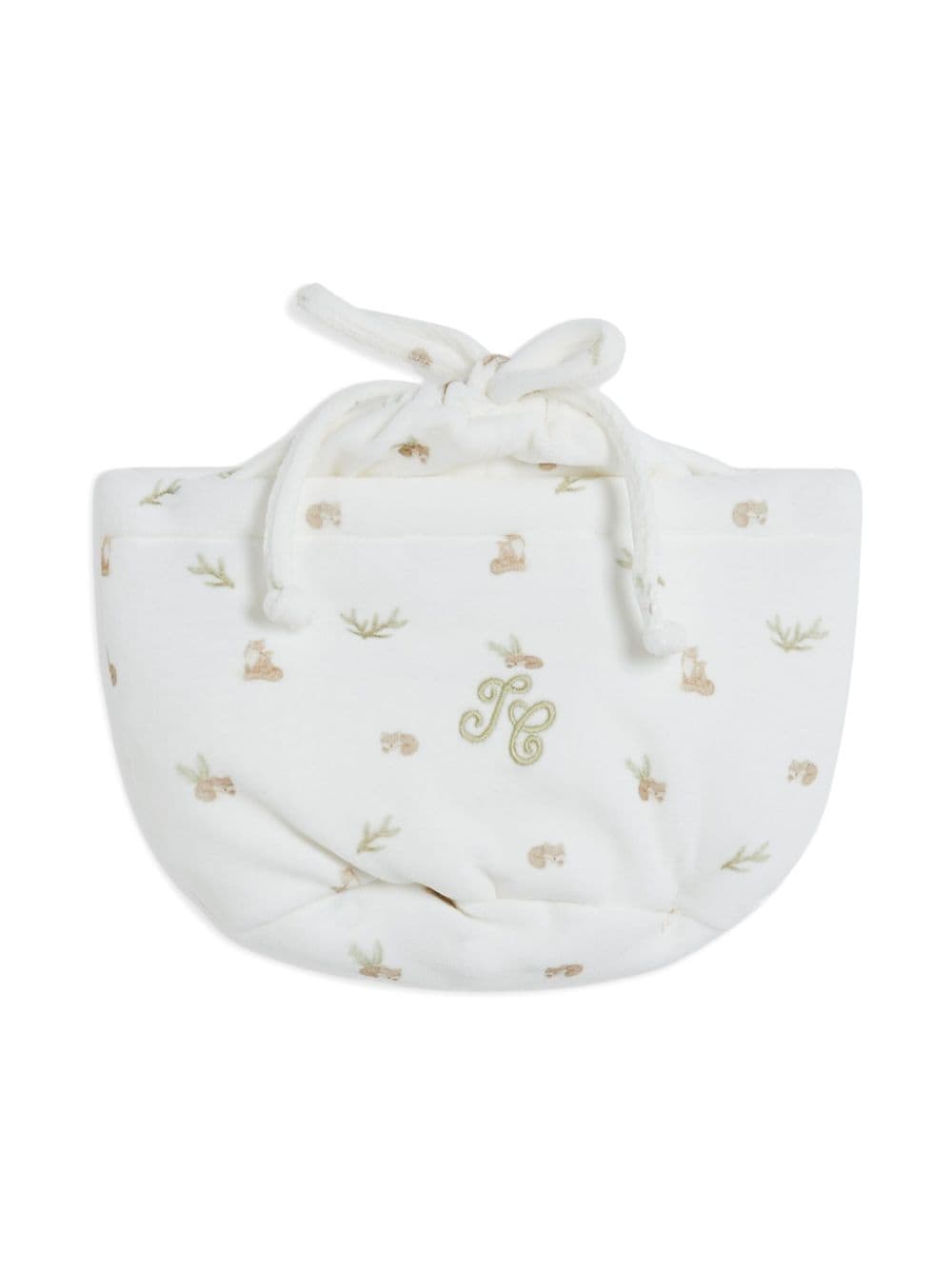 Tartine Et Chocolat logo-embroidered doudou - White von Tartine Et Chocolat