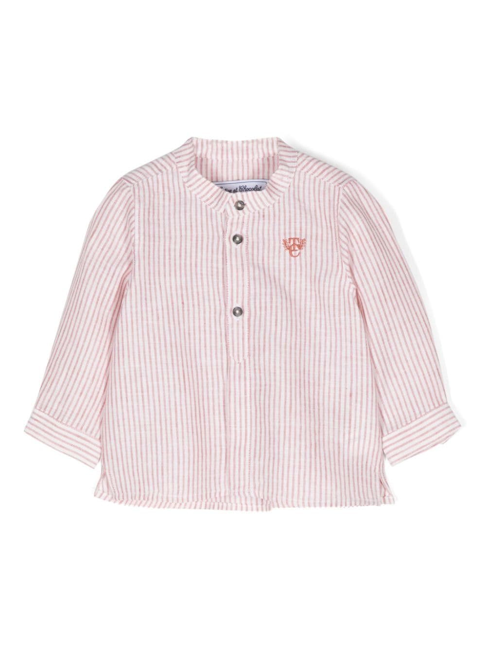 Tartine Et Chocolat logo-embroidered striped shirt von Tartine Et Chocolat